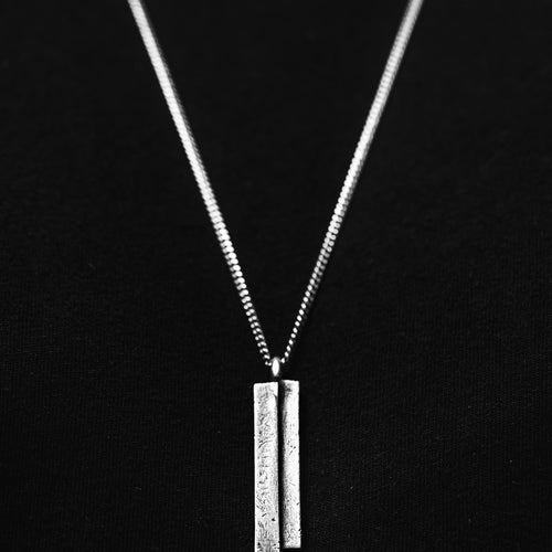 The Unity Pendant in Silver angle view