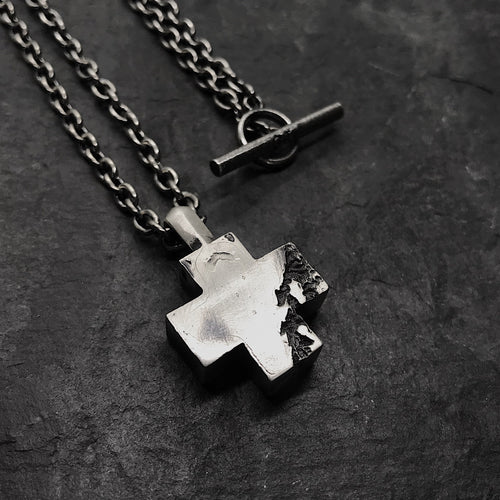 Silver Cross Logo Pendant