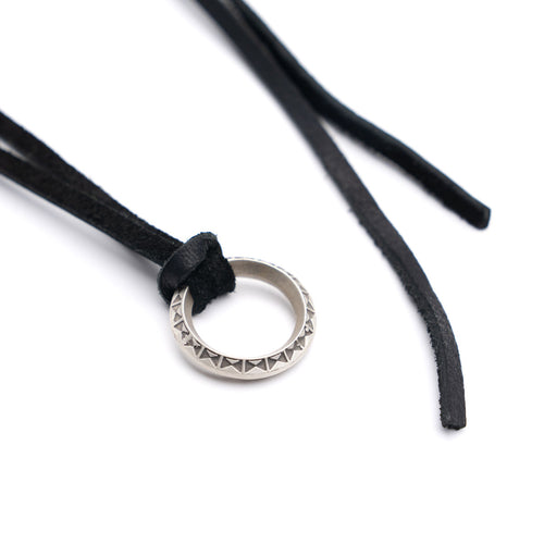 “The Journey” Ring Necklace angle view